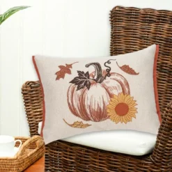 C&F Home 13" X 18" Harvest Time Pumpkin Embellished Fall Throw Pillow -Home Decor Store GUEST e22c9b3c 36ef 4eb2 8425 9178f04b1780
