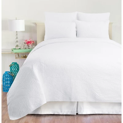 C&F Home 26" X 26" Tranquil Waves White Euro Sham 2 C&F Home 26" X 26" Tranquil Waves White Euro Sham - Image 2