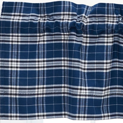 C&F Home Max Plaid Navy Blue Valance Collection 2 C&F Home Max Plaid Navy Blue Valance Collection - Image 2