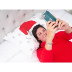 C&F Home 20" X 30" Santa Hat Christmas Holiday Pillowcase -Home Decor Store GUEST fe7141c2 cc5f 4761 a549 4c6c4037a294